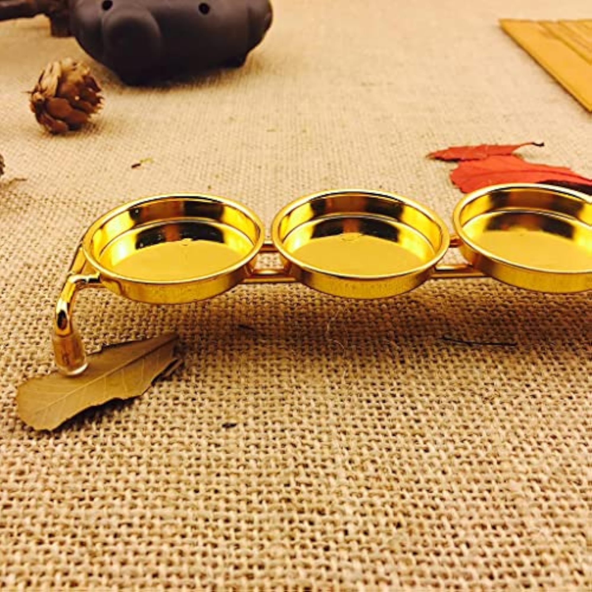Ghee Lamp Holder for Buddha Decor
